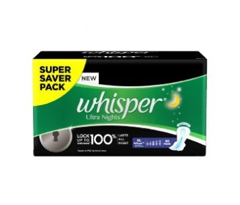 WHISPER ULTRA BINDASS NIGHT XL+ 30 PADS